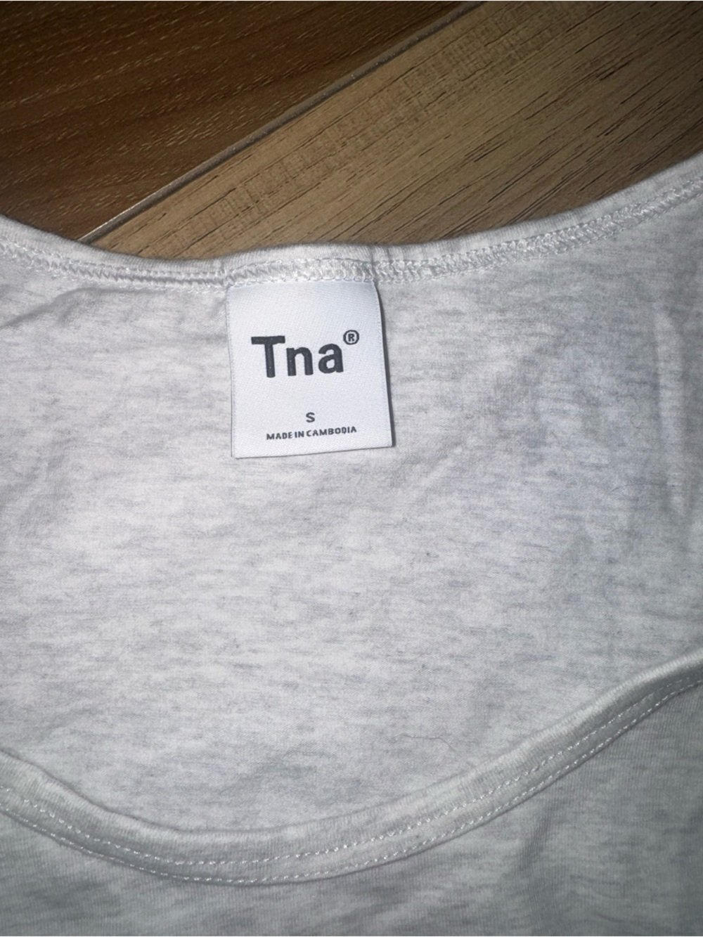 TNA Heather Light Gray Tank Top dress - Picture 2 of 4